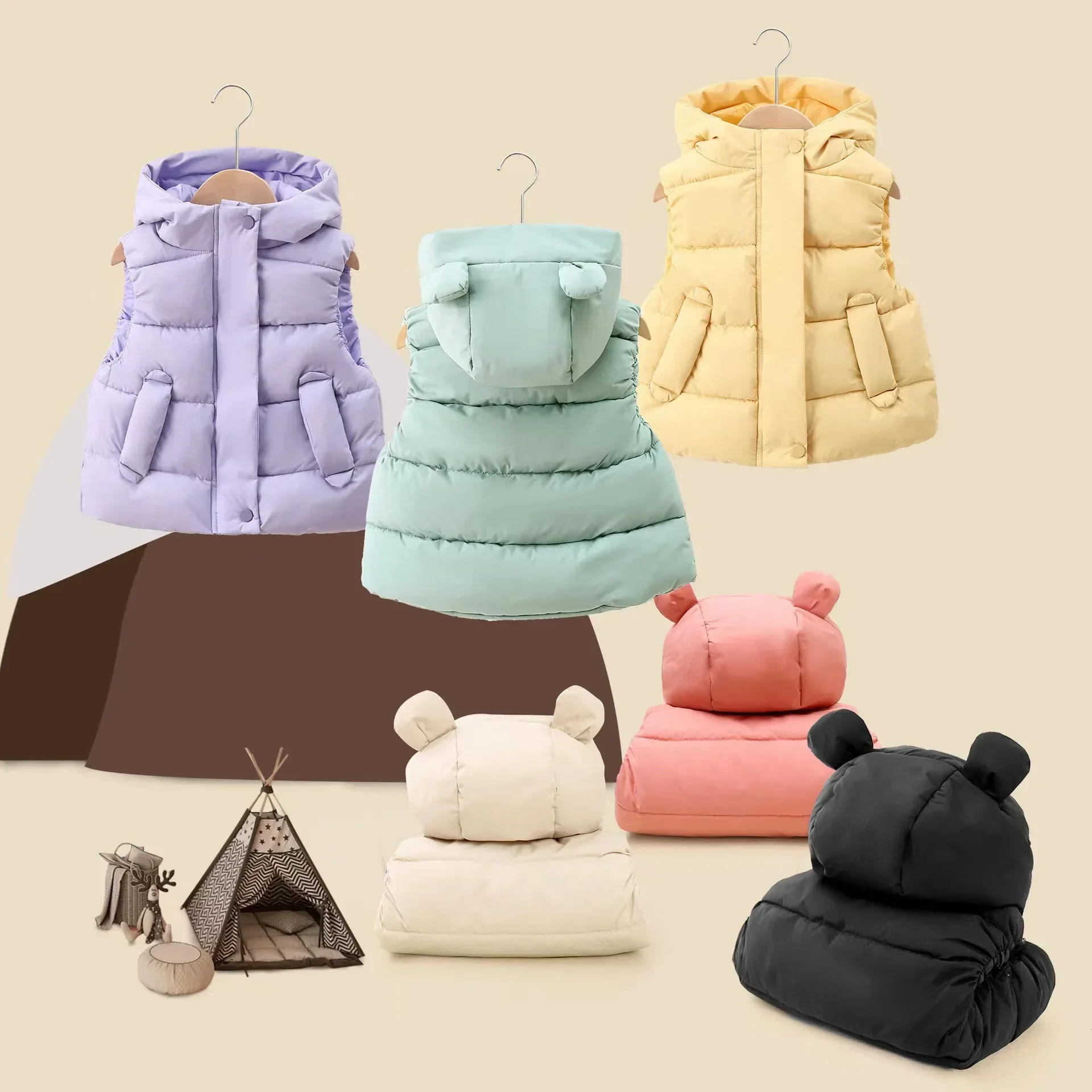 Kids Winter Vests Hooded 2023 Solid Color Warm Baby Boy Vest Cotton Padded Jacket Sleeveless Toddler Girls Autumn Waistcoat Vest
Kids Winter Vests Hooded 2023 Solid Color Warm Baby Boy Vest Cotton Padded Jacket Sleeveless Toddler Girls Autumn Waistcoat Vest