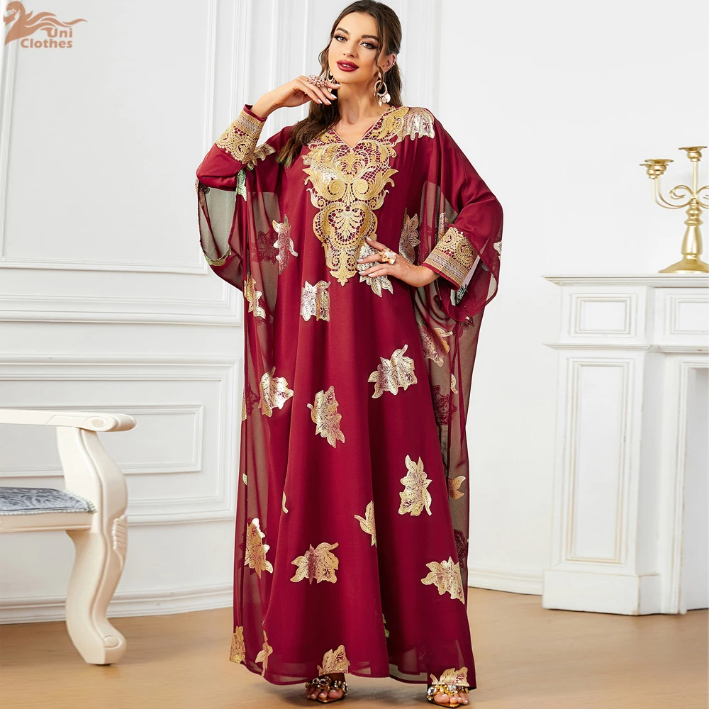 Dubai Luxury Set Solid Long Dress And Chiffon Abaya Fashion Floral Gold Stamping Lace Tape Moroccan Evening Clothing
Dubai Luxury Set Solid Long Dress And Chiffon Abaya Fashion Floral Gold Stamping Lace Tape Moroccan Evening Clothing