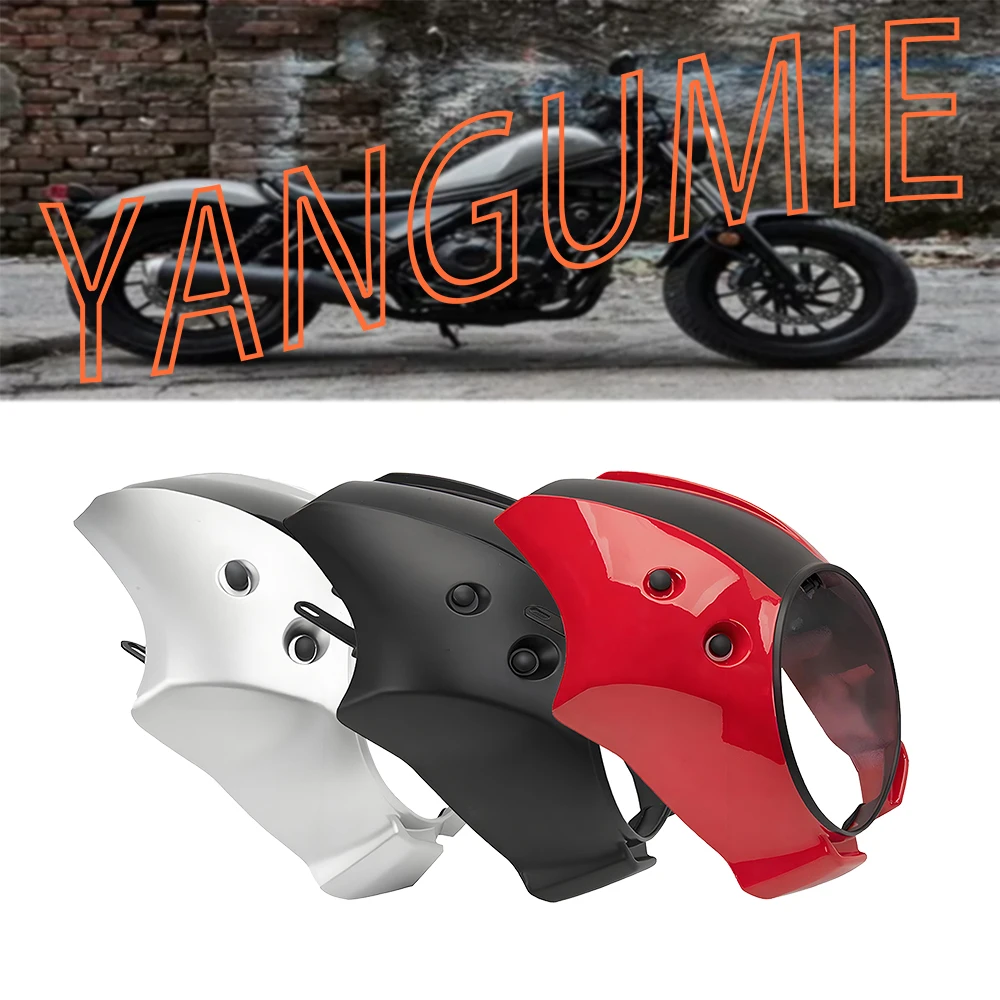 CMX300 CMX500 2017-2019 For Honda Rebel CMX 300 CMX 500 2018 Matte Black Motorcycle Front Headlight Fairing Cover Mask
CMX300 CMX500 2017-2019 For Honda Rebel CMX 300 CMX 500 2018 Matte Black Motorcycle Front Headlight Fairing Cover Mask