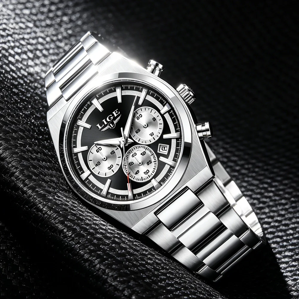 LIGE 2026 New Men Watches Quartz Business Watch Man Clock Top Brand Luxury Waterproof Chronograph Watch for Men
LIGE 2026 New Men Watches Quartz Business Watch Man Clock Top Brand Luxury Waterproof Chronograph Watch for Men