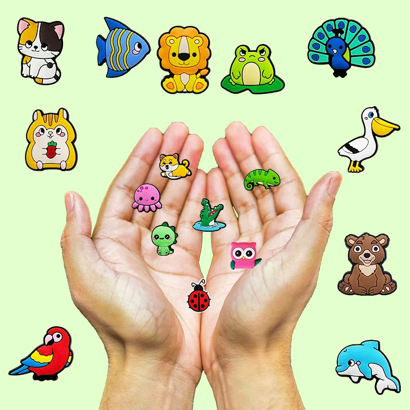 Shoe Charms for Crocs Accessories Animal Shoes Charm for Croc Decorations Pins Men Accessory Jeans Woman Clogs Clips Badges
Shoe Charms for Crocs Accessories Animal Shoes Charm for Croc Decorations Pins Men Accessory Jeans Woman Clogs Clips Badges