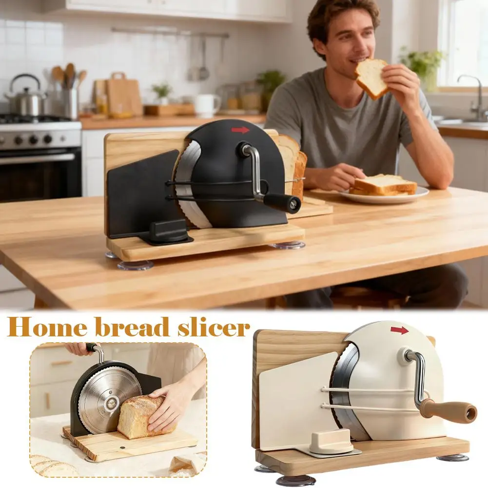 1PCS Manual Bread Slicer for Home Easy to Use Adjustable Thickness Anti-slip Folding Base Toast Slicer Kitchens Accessories NEW
1PCS Manual Bread Slicer for Home Easy to Use Adjustable Thickness Anti-slip Folding Base Toast Slicer Kitchens Accessories NEW