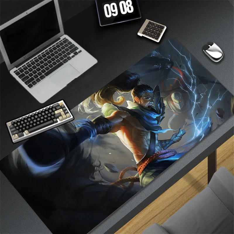 Computer Gaming Accessories Mousepad Office PC Mouse Pad Keyboard Pad L-league of Legends Yasuo Desk Decoracion Anime Desk Mat
Computer Gaming Accessories Mousepad Office PC Mouse Pad Keyboard Pad L-league of Legends Yasuo Desk Decoracion Anime Desk Mat