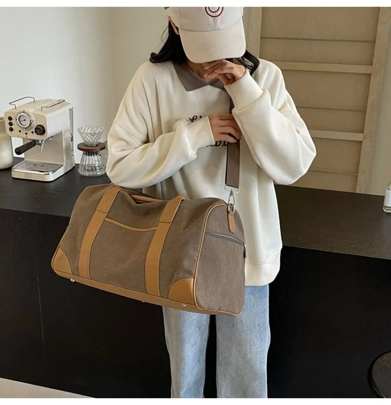 Дорожная сумка большой емкости для занятий спортом на открытом воздухе, спортивная сумка для женщин и мужчин, винтажная парусиновая ручная кладь
Дорожная сумка большой емкости для занятий спортом на открытом воздухе, спортивная сумка для женщин и мужчин, винтажная парусиновая ручная кладь