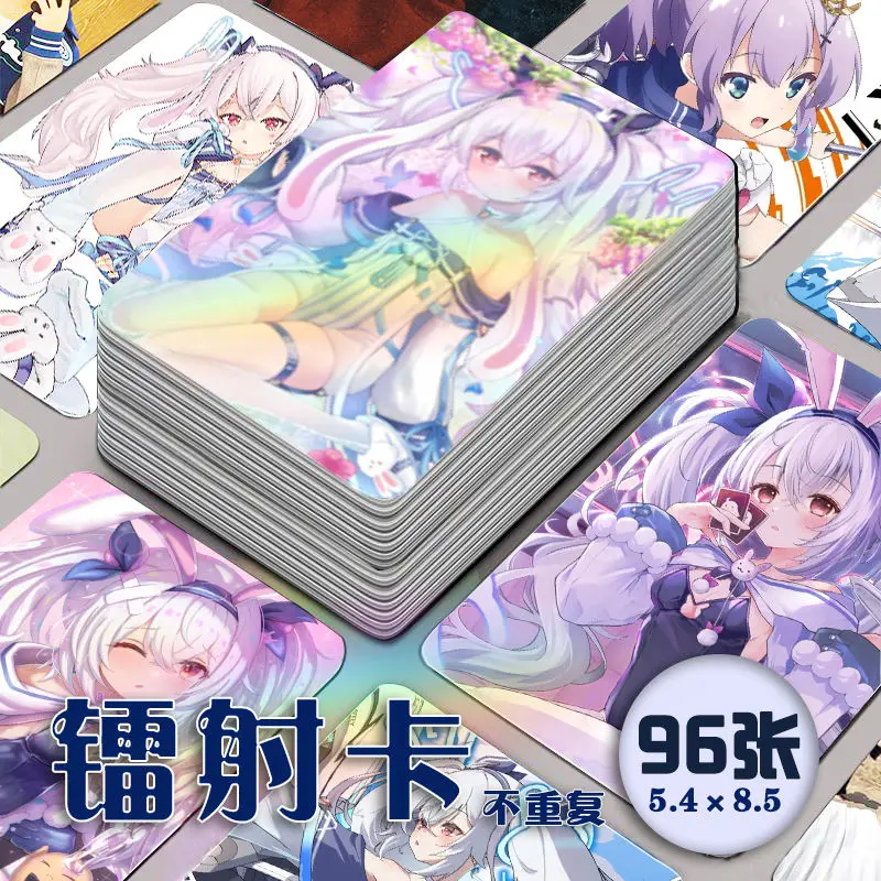 96 Pc/set Laffey in Azur Lane: Slow Ahead Manga Laser Lomo Card Album Comic Characters Photo card Fans Collection Cards
96 Pc/set Laffey in Azur Lane: Slow Ahead Manga Laser Lomo Card Album Comic Characters Photo card Fans Collection Cards