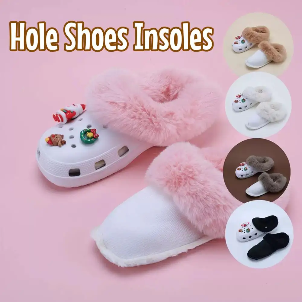 1 Pair Thickened Winter Warm Plush Insoles Shoe Charm For Clogs Hole Shoes Plush Fur Liner Soft Shoes Cover Shoes Accessories
1 Pair Thickened Winter Warm Plush Insoles Shoe Charm For Clogs Hole Shoes Plush Fur Liner Soft Shoes Cover Shoes Accessories