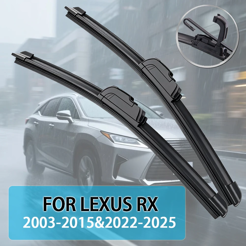 Щетка стеклоочистителя автомобиля для LEXUS RX SUV (2002 270 300 330 350 400) 2003-2025 Резиновая заправка лобового стекла Стеклоочиститель автоаксессуары
Щетка стеклоочистителя автомобиля для LEXUS RX SUV (2002 270 300 330 350 400) 2003-2025 Резиновая заправка лобового стекла Стеклоочиститель автоаксессуары