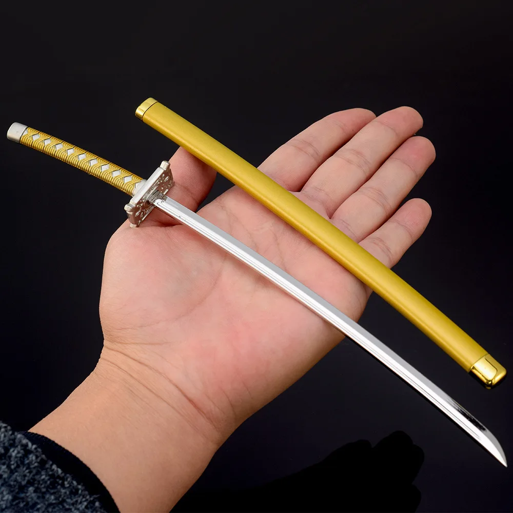 26cm Coyote Starrk Katana Bleach Animation Model Peripheral Samurai Sword Katana Metal Crafts Ornament Model Toys Gifts for Boys
26cm Coyote Starrk Katana Bleach Animation Model Peripheral Samurai Sword Katana Metal Crafts Ornament Model Toys Gifts for Boys