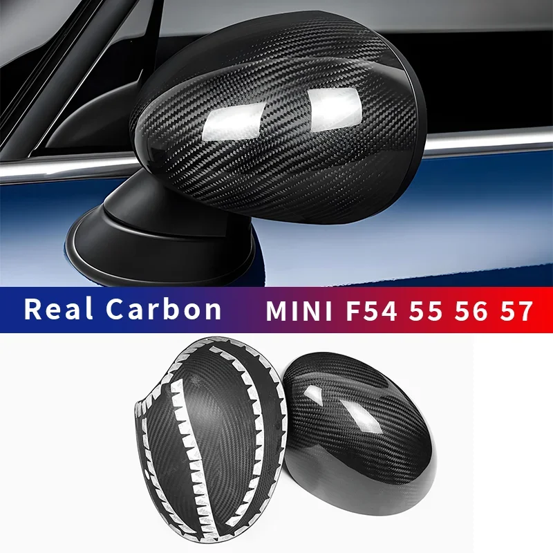 For mini F54 F55 F56 F57 Real Carbon Fiber modify Car Rearview mirror cover Body Kits side view Black Series 2015 2019
For mini F54 F55 F56 F57 Real Carbon Fiber modify Car Rearview mirror cover Body Kits side view Black Series 2015 2019