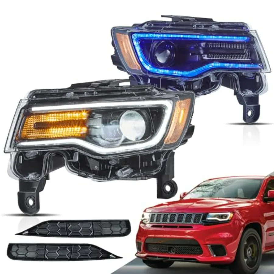 Проекционные фары, совместимые с Jeep Grand Cherokee WK2 2014-2021 4-го поколения, все модели, передние фары в сборе, продаются парой.
Проекционные фары, совместимые с Jeep Grand Cherokee WK2 2014-2021 4-го поколения, все модели, передние фары в сборе, продаются парой.