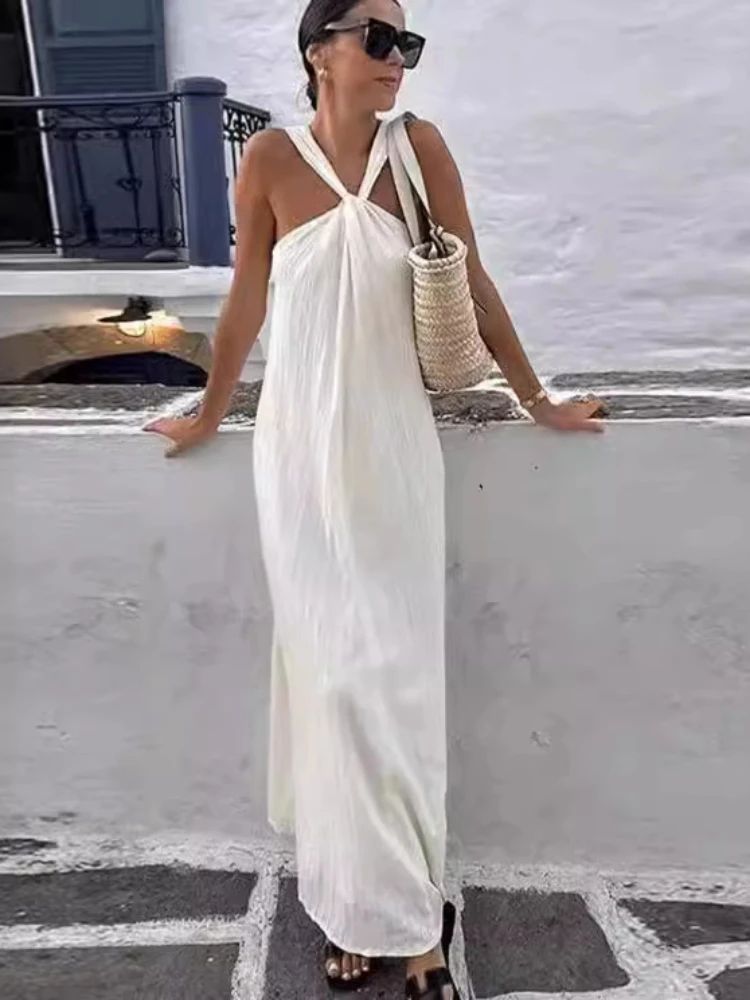 QWEEK White Long Sexy Off Shoulder Dress Women Off Shoulder Sexy High Street Backless Maxi Dresses 2024 Fashion
QWEEK White Long Sexy Off Shoulder Dress Women Off Shoulder Sexy High Street Backless Maxi Dresses 2024 Fashion