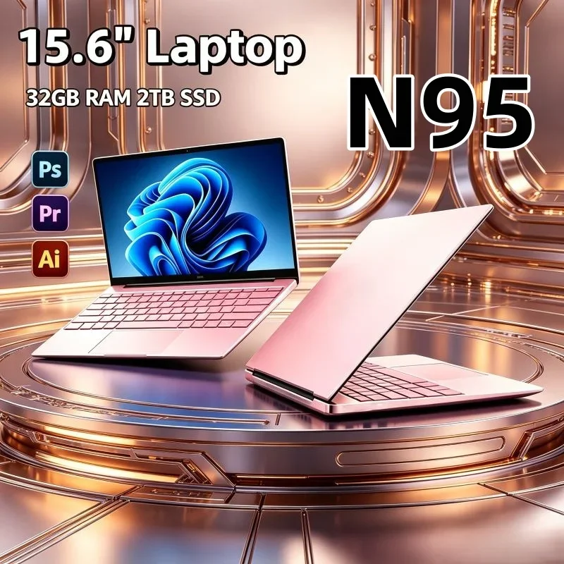 Ultra-Thin 15.6 Notebook PC Intel N95 Quad Core, 32GB RAM 2TB SSD, 5000mAh Battery for Writing Docs & School Study Use
Ultra-Thin 15.6 Notebook PC Intel N95 Quad Core, 32GB RAM 2TB SSD, 5000mAh Battery for Writing Docs & School Study Use
