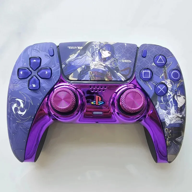 Genshin Impact PS5 Controller Raiden Shogun Replacement Shell DualSense Beelzebul Replacement Case DIY Accessories 
Genshin Impact PS5 Controller Raiden Shogun Replacement Shell DualSense Beelzebul Replacement Case DIY Accessories