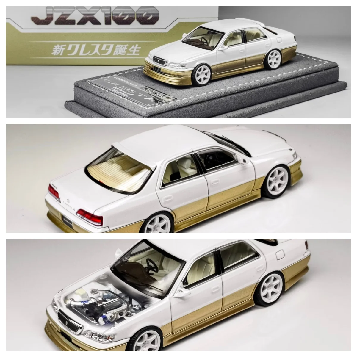 Mortal 1:64 CRESTA JZX100 White JDM Diecast Model Car Collection Limited Edition Alloy
Mortal 1:64 CRESTA JZX100 White JDM Diecast Model Car Collection Limited Edition Alloy