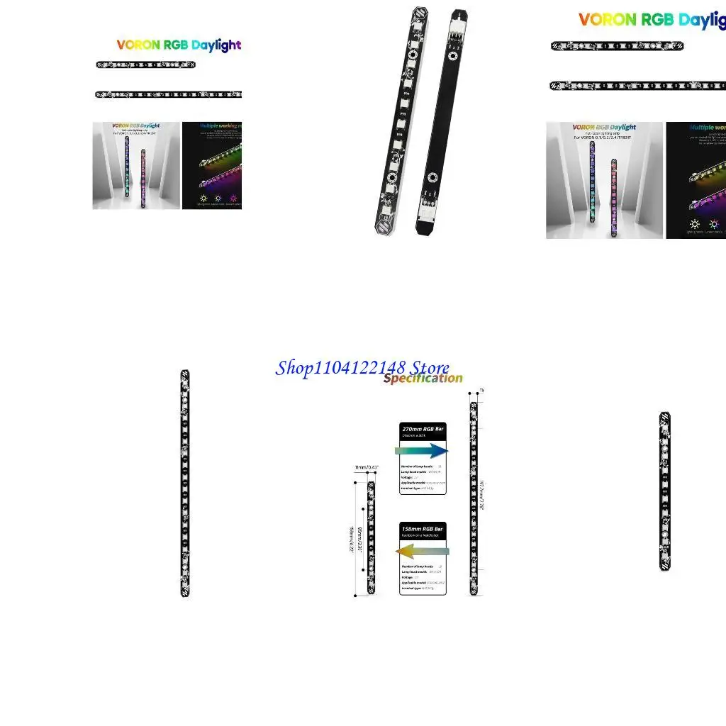P9FA Enhanced Brighten RGB Light Bar for Voron 0.1/0.2/2.4 Printer Light Bar
P9FA Enhanced Brighten RGB Light Bar for Voron 0.1/0.2/2.4 Printer Light Bar
