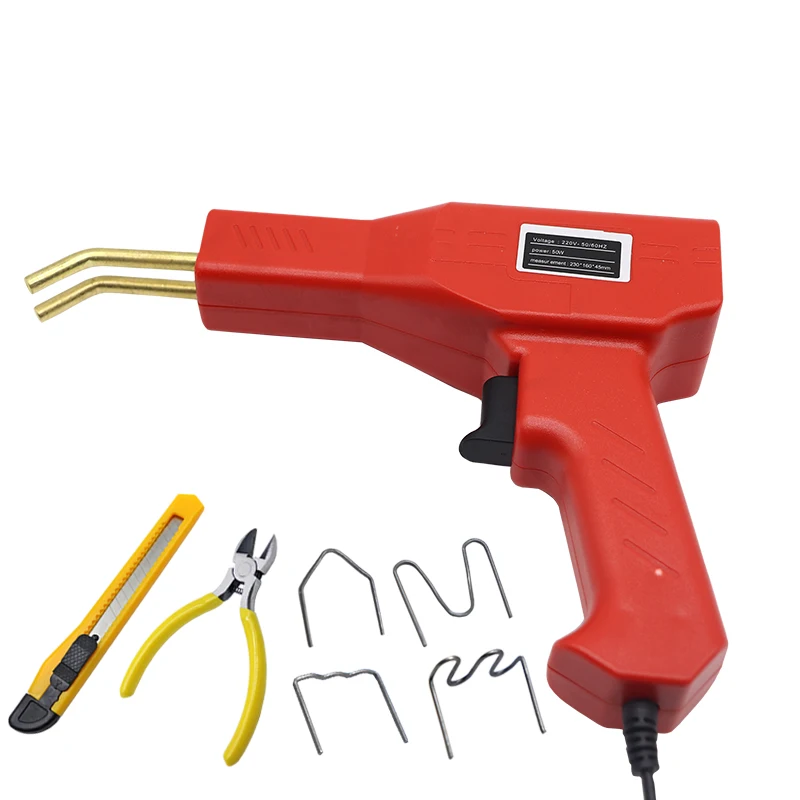 Plastic Welder Welding Machine Car Bumper Soldering Gun 4 Types Staples for Bumper/Kayak/Plastic Product Repairs
Plastic Welder Welding Machine Car Bumper Soldering Gun 4 Types Staples for Bumper/Kayak/Plastic Product Repairs