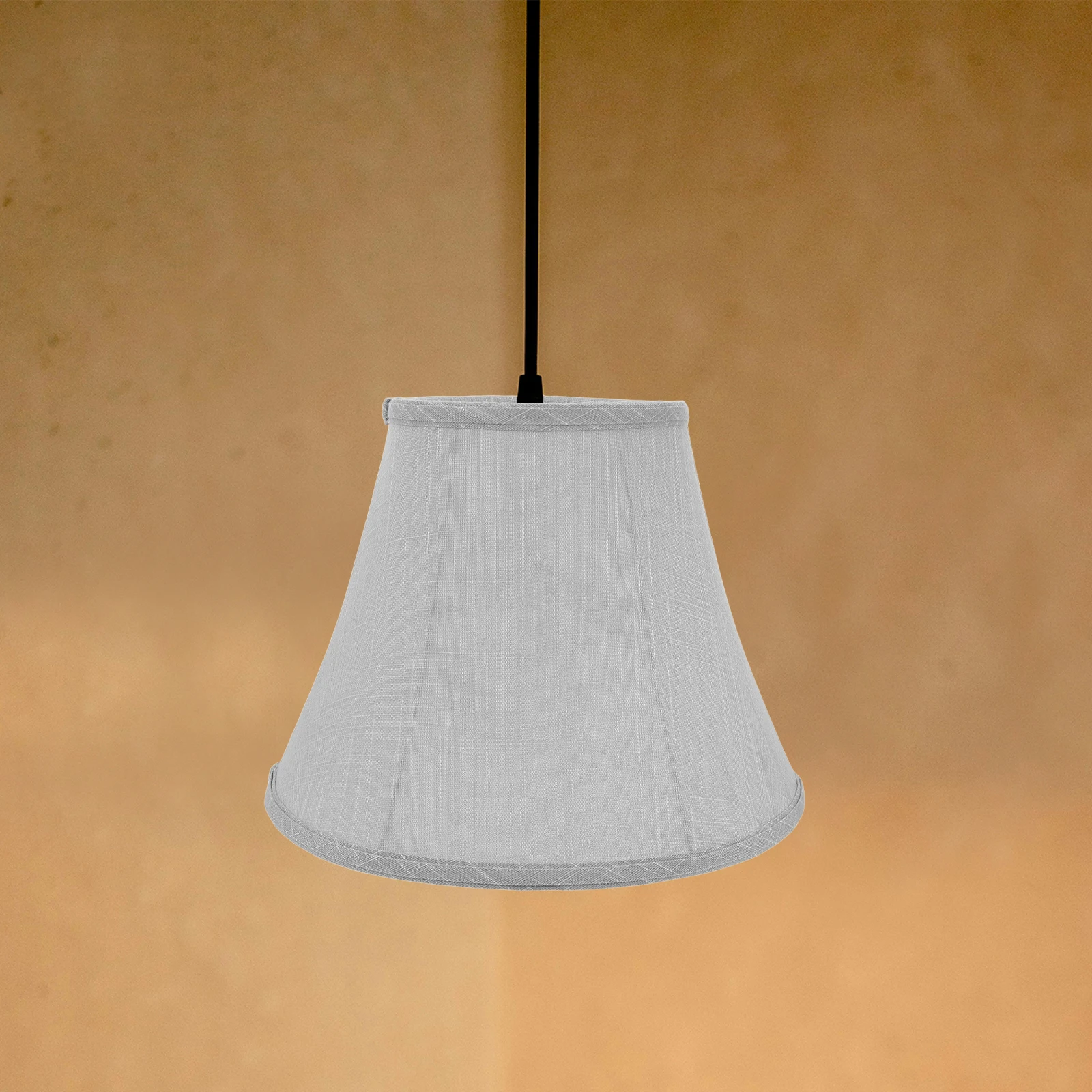 Modern Bell Lamp " Tops 13" Bottom 9.4" High Natural Linen Foldable For Table Floor Desk Living Room Bedroom
Modern Bell Lamp " Tops 13" Bottom 9.4" High Natural Linen Foldable For Table Floor Desk Living Room Bedroom