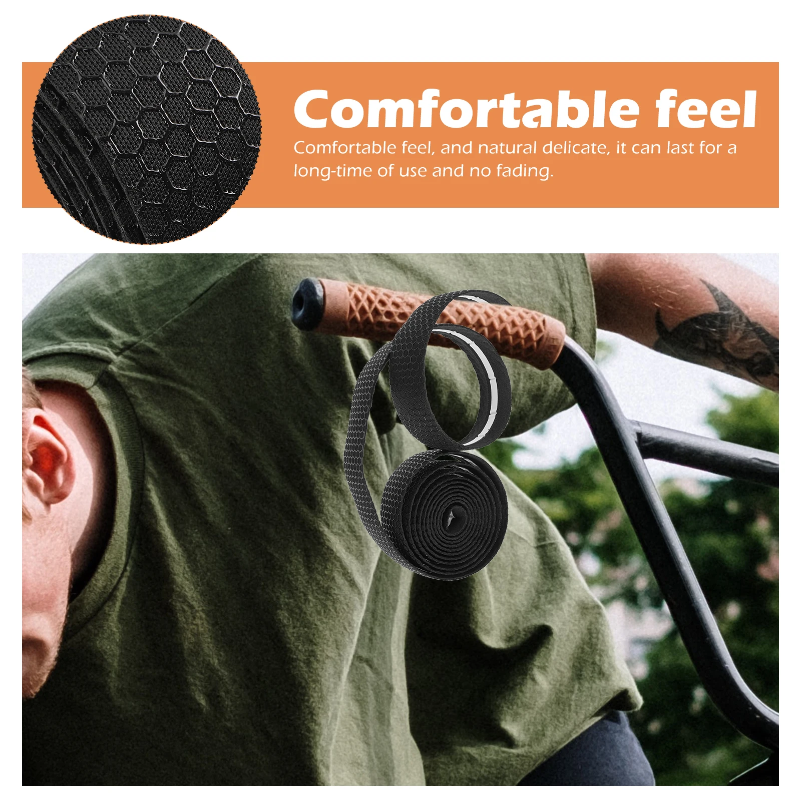 1 Set Bike Handlebar Tape Anti-Skid Wear-Resistant Grips Cover Comfortable Damping Absorption Long-Lasting Protection Cycling
1 Set Bike Handlebar Tape Anti-Skid Wear-Resistant Grips Cover Comfortable Damping Absorption Long-Lasting Protection Cycling