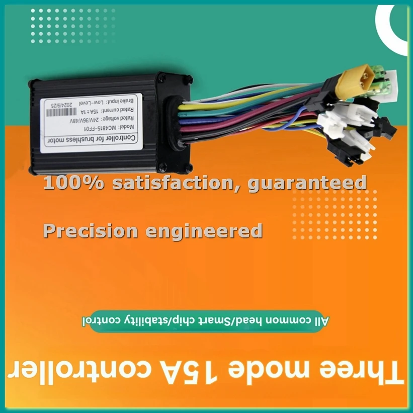 Electric Scooter 24V/36V/48V 250W 350W 15A Three Mode Brushless Controller with Speed Limit Line for Ebike E-Scooter-ANKL
Electric Scooter 24V/36V/48V 250W 350W 15A Three Mode Brushless Controller with Speed Limit Line for Ebike E-Scooter-ANKL
