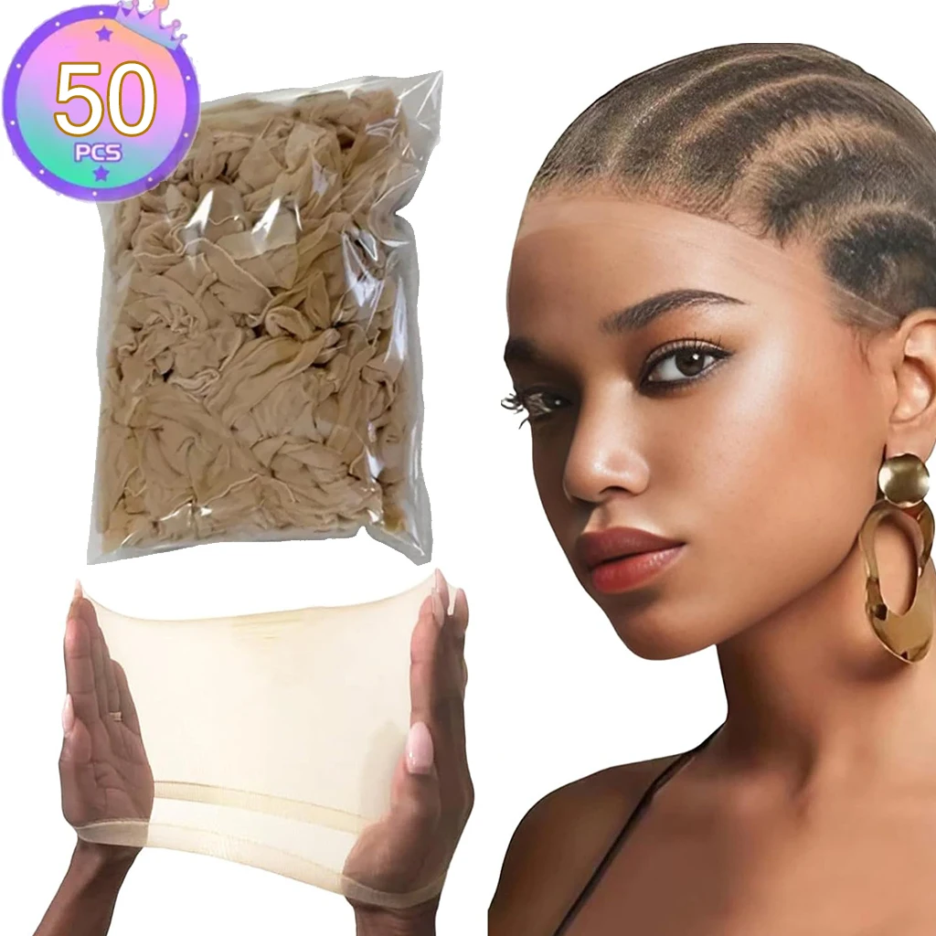 50pc Ultra-Soft HD Wig Cap for Women, Lightest Brown Natural Beige, Breathable Nylon Material - Perfect for Seamless Wig Styling
50pc Ultra-Soft HD Wig Cap for Women, Lightest Brown Natural Beige, Breathable Nylon Material - Perfect for Seamless Wig Styling
