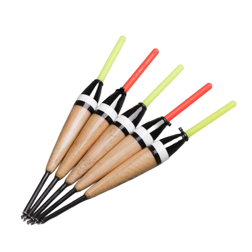 Balsa Wood Fishing Float Pack of 5 for Standing Style Rigging with Bright Visual Contrast and Accurate Bite Signal Transmission
Balsa Wood Fishing Float Pack of 5 for Standing Style Rigging with Bright Visual Contrast and Accurate Bite Signal Transmission