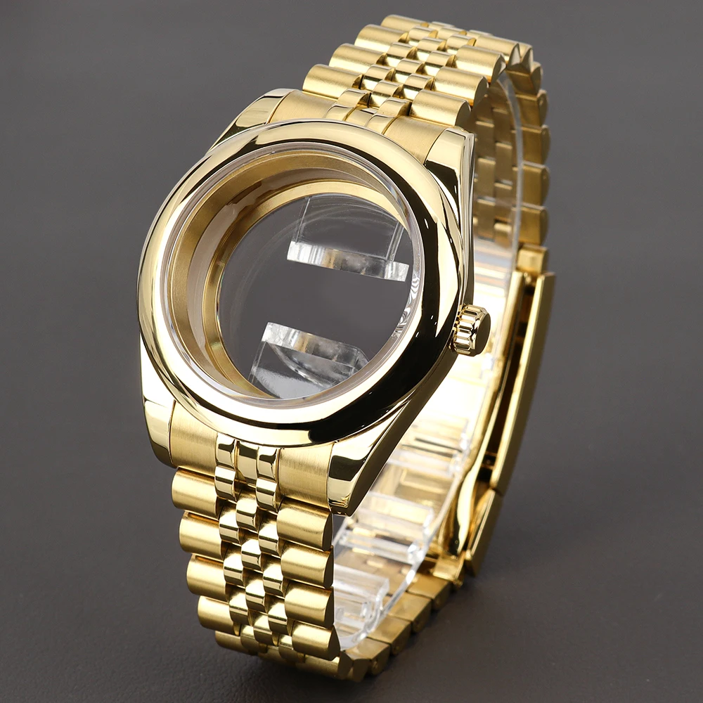 for 36mm/39mm Golden Oyster Style Watch Case Sapphire Glass Fits Seiko NH35 NH36 NH34 Miyota8215 Mingzhu 2813 Movement Mod Parts
for 36mm/39mm Golden Oyster Style Watch Case Sapphire Glass Fits Seiko NH35 NH36 NH34 Miyota8215 Mingzhu 2813 Movement Mod Parts