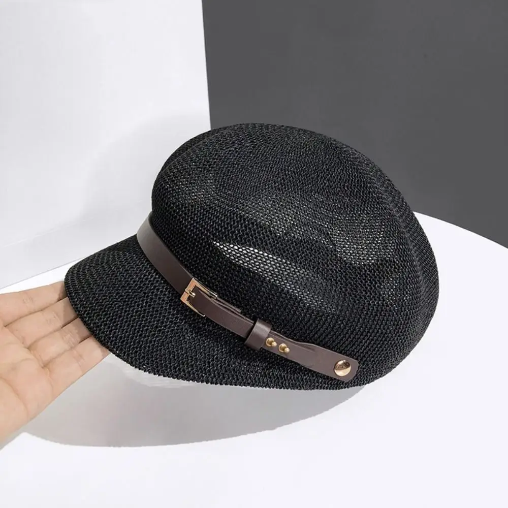 Summer Breathable Women's Beret Knitted Thin Octagonal Hat Hollow Mesh Painter Hat for Outdoor Activities
Summer Breathable Women's Beret Knitted Thin Octagonal Hat Hollow Mesh Painter Hat for Outdoor Activities