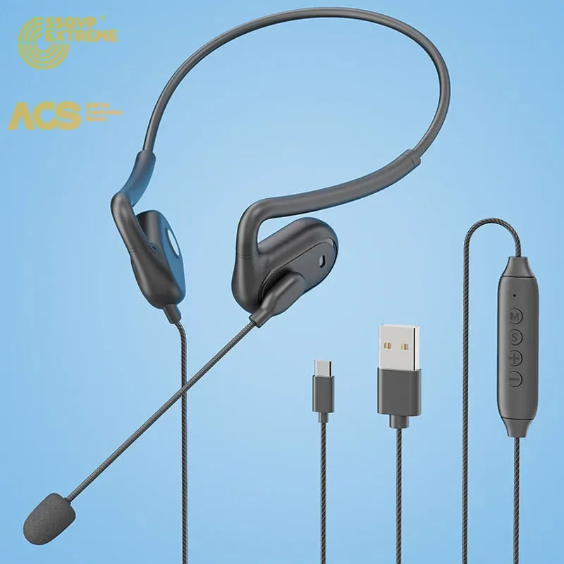 Наушники для караоке без вкладышей Type-C с воздушной проводимостью, Hi-Fi звуковая игровая гарнитура с шумоподавлением DSP, наушники с микрофоном
Наушники для караоке без вкладышей Type-C с воздушной проводимостью, Hi-Fi звуковая игровая гарнитура с шумоподавлением DSP, наушники с микрофоном