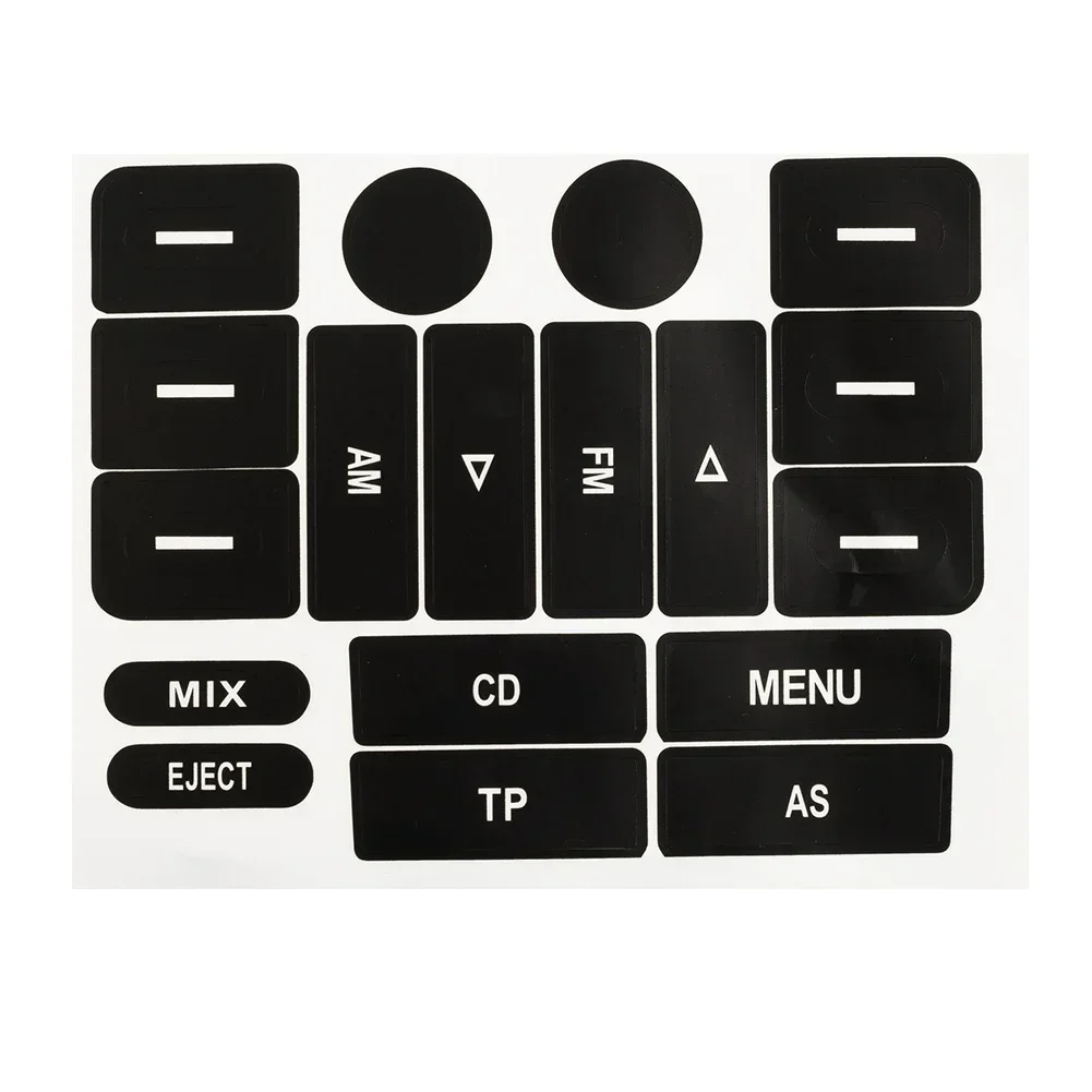Radio Button Repair Sticker Decals Car FM Radio Button Repair Decals Stickers For Golf MK5 & For Passat Car Accessories Black
Radio Button Repair Sticker Decals Car FM Radio Button Repair Decals Stickers For Golf MK5 & For Passat Car Accessories Black