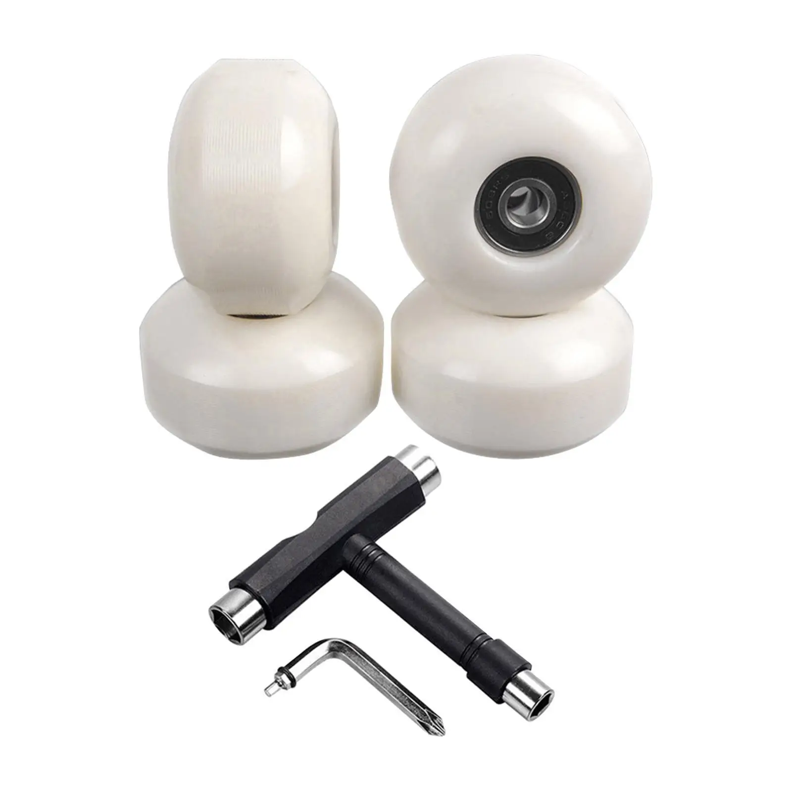 4X Skateboard Wheels,52mm 95A Hardness Replacement Wheels with Installed 608 RS ABEC-9 Bearings T Type Wrench
4X Skateboard Wheels,52mm 95A Hardness Replacement Wheels with Installed 608 RS ABEC-9 Bearings T Type Wrench
