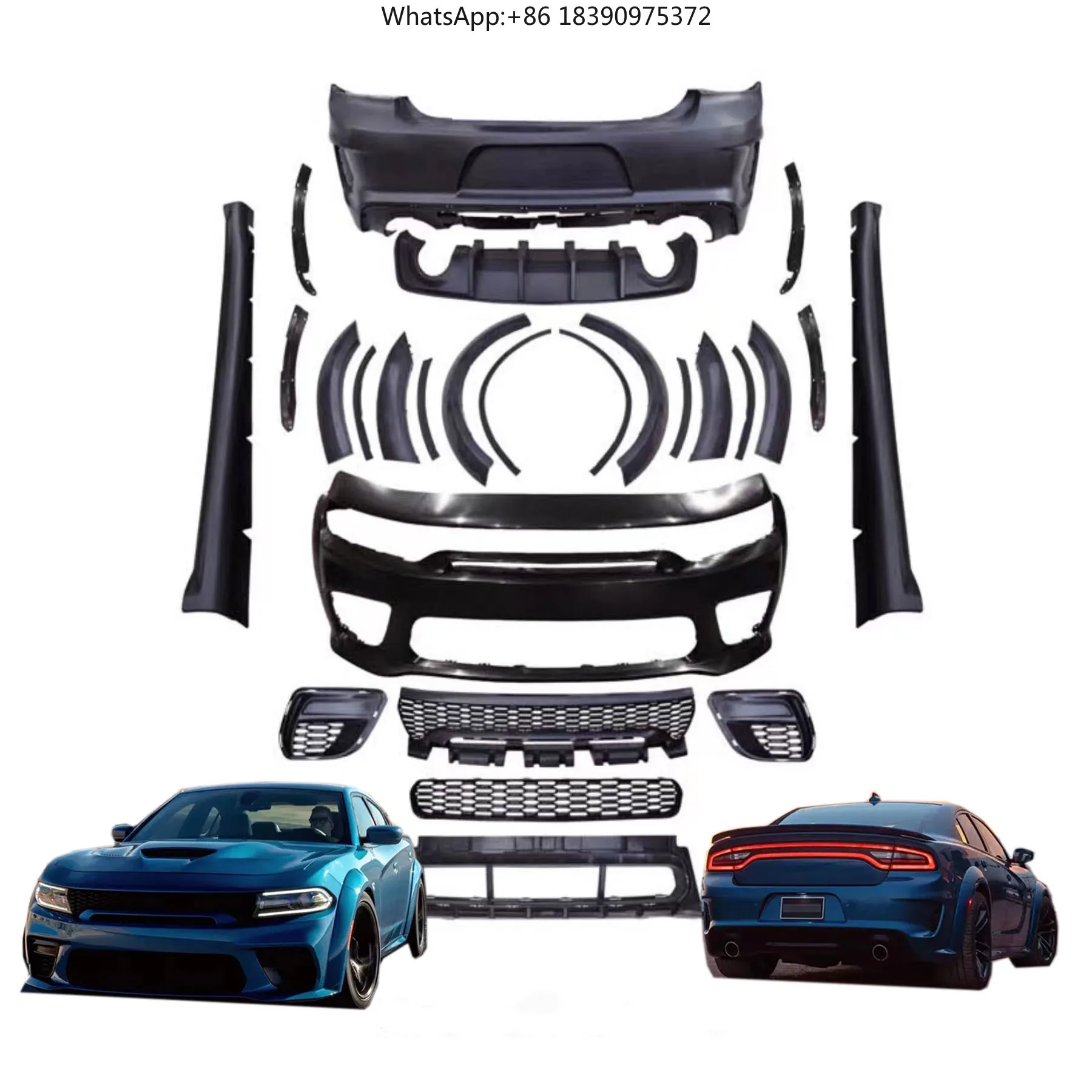 Charger SRT Style Hellcat Full Complete Wide Body Kit for Dodge Charger 2015-2022
Charger SRT Style Hellcat Full Complete Wide Body Kit for Dodge Charger 2015-2022