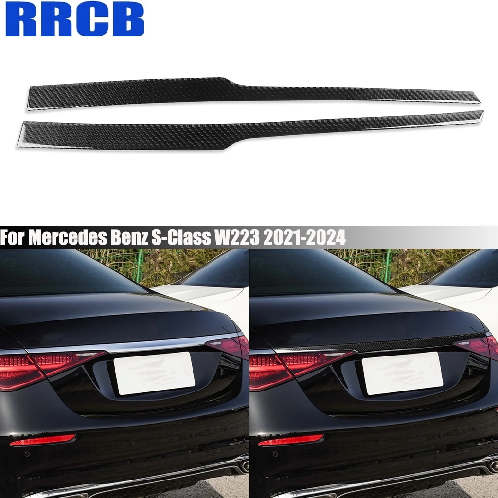 Carbon Fiber Car Accessories Trunk Decorative Strips Exterior Trim Cover Sticker For Mercedes Benz S-Class W223 2021 2022-2024
Carbon Fiber Car Accessories Trunk Decorative Strips Exterior Trim Cover Sticker For Mercedes Benz S-Class W223 2021 2022-2024