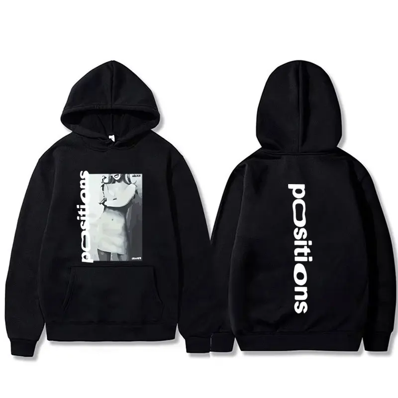 Singer Ariana Grande Positions Graphic Hoodie Unisex Fashion Trend Hooded Tracksuit Men Women Fleece Cotton Oversized Hoodies
Singer Ariana Grande Positions Graphic Hoodie Unisex Fashion Trend Hooded Tracksuit Men Women Fleece Cotton Oversized Hoodies
