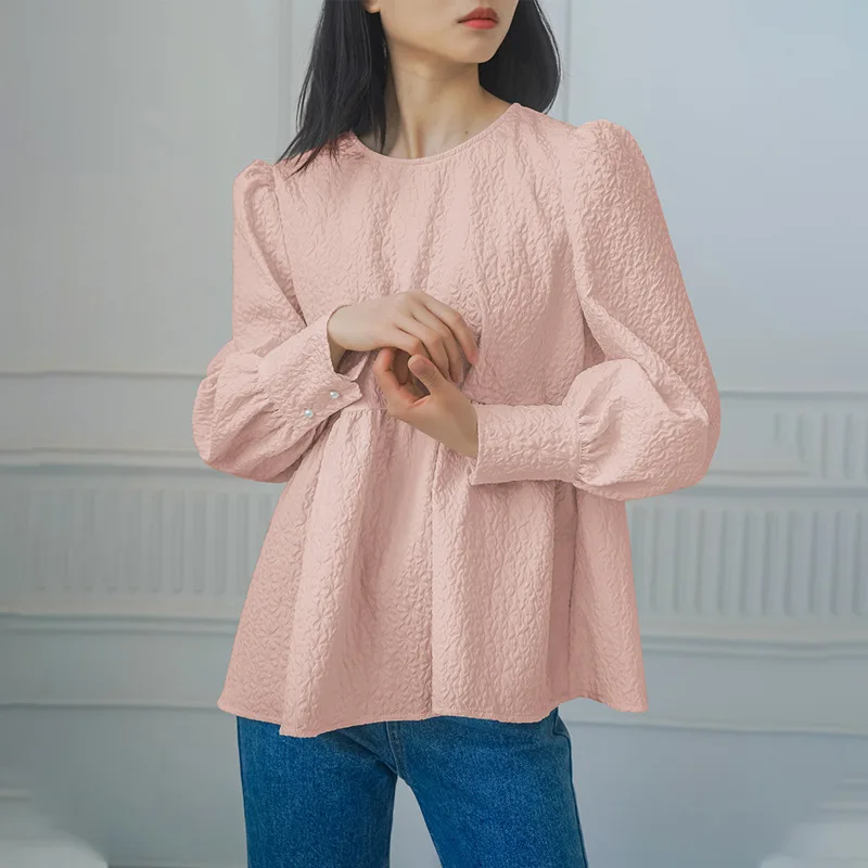 2026 Spring New Arrival: Rakuten New 4-Color Japanese And Korean Style Puff Sleeve Long Sleeve Versatile Slimming Pleated Shirt
2026 Spring New Arrival: Rakuten New 4-Color Japanese And Korean Style Puff Sleeve Long Sleeve Versatile Slimming Pleated Shirt