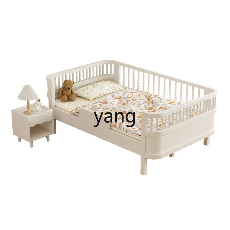 LCX solid wood bed with guardrail anti-drop splicing bed single bed
LCX solid wood bed with guardrail anti-drop splicing bed single bed
