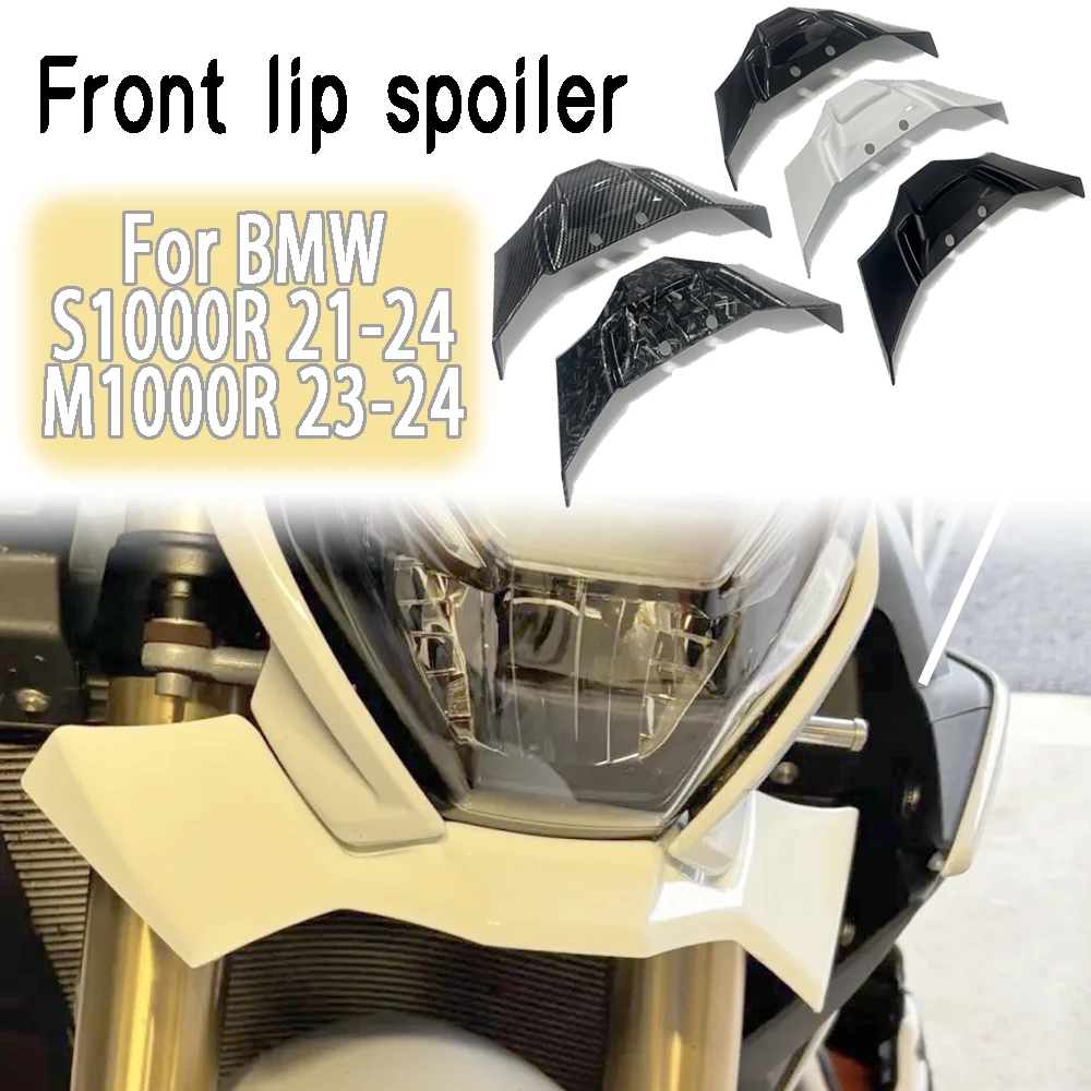 For BMW S1000R 2021 2022 2023 2024 M1000R 2023-2024 Front lip spoiler, front aerodynamic fairing, wing fixed wing
For BMW S1000R 2021 2022 2023 2024 M1000R 2023-2024 Front lip spoiler, front aerodynamic fairing, wing fixed wing