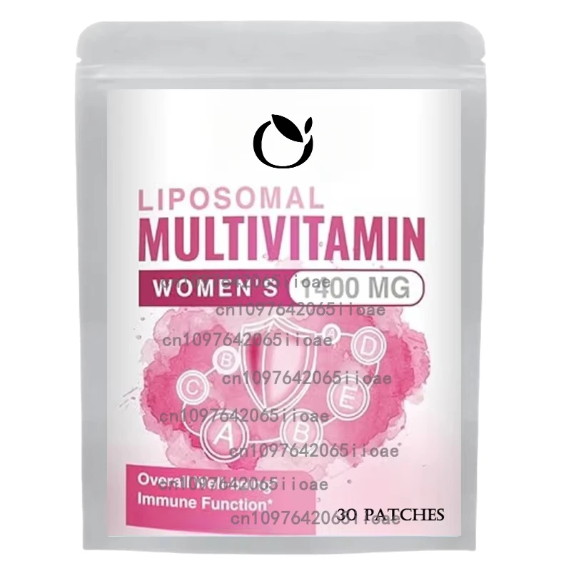 30 Patches Liposomal Multivitamin for Women Transdermal Patches for Hair, Skin, & Nails, Bone Health, Energy, Immune Support
30 Patches Liposomal Multivitamin for Women Transdermal Patches for Hair, Skin, & Nails, Bone Health, Energy, Immune Support