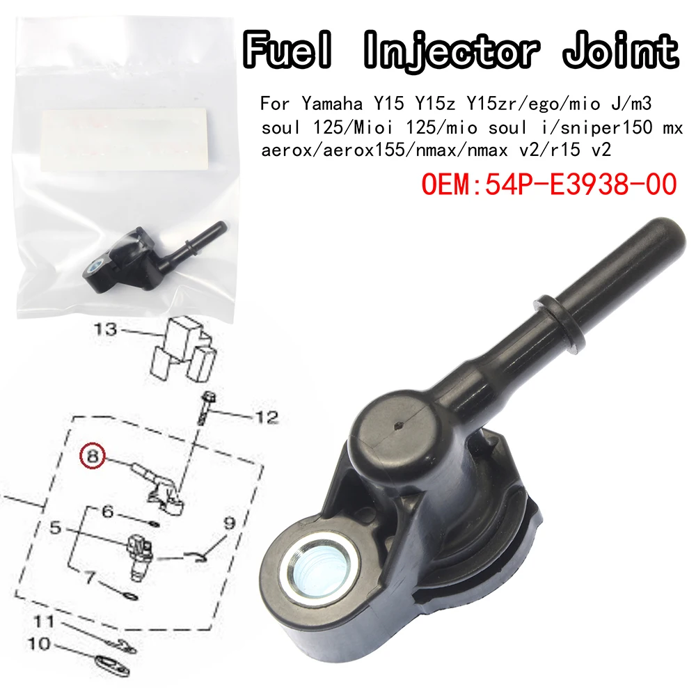 Fuel Injector Joint Joint Comp Injector For Yamaha NEO 125 ano 2017 em diante OEM 54P-E3938-00
Fuel Injector Joint Joint Comp Injector For Yamaha NEO 125 ano 2017 em diante OEM 54P-E3938-00
