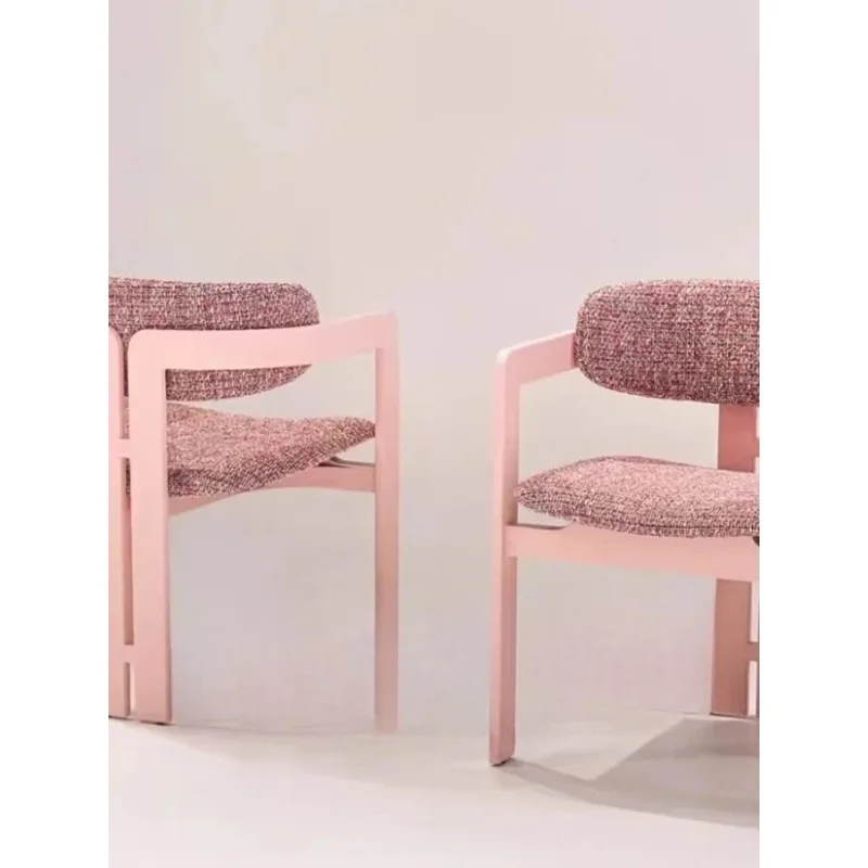 Solid wood chair wabi sand wind simple cream wind pink dining makeup negotiation balcony leisure small
Solid wood chair wabi sand wind simple cream wind pink dining makeup negotiation balcony leisure small