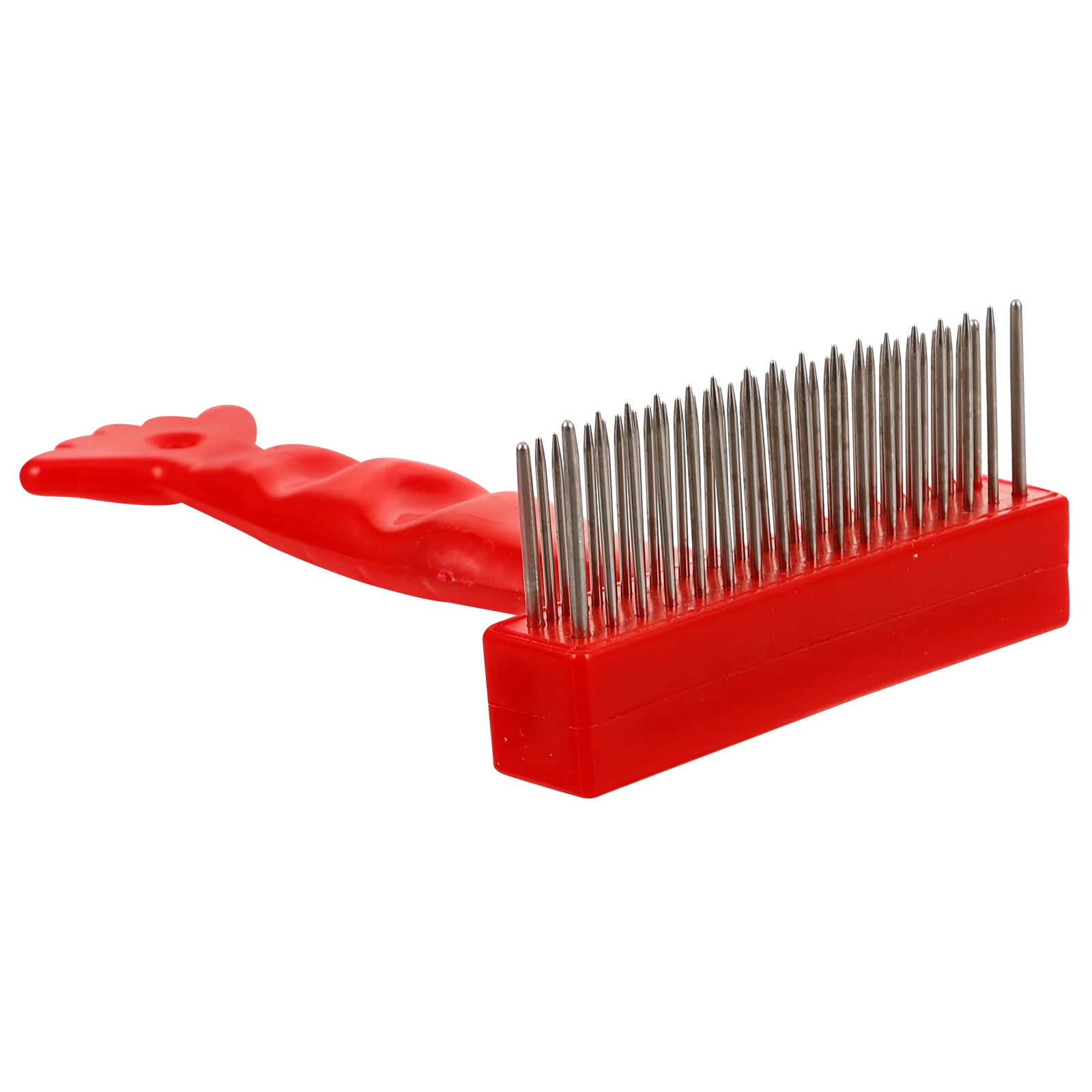 Pet Comb Dog Grooming Brush Cat Cleaning Tool Plastic Dematting Rake Short Hair Stainless Steel Handle Comfortable Non Slip 
Pet Comb Dog Grooming Brush Cat Cleaning Tool Plastic Dematting Rake Short Hair Stainless Steel Handle Comfortable Non Slip