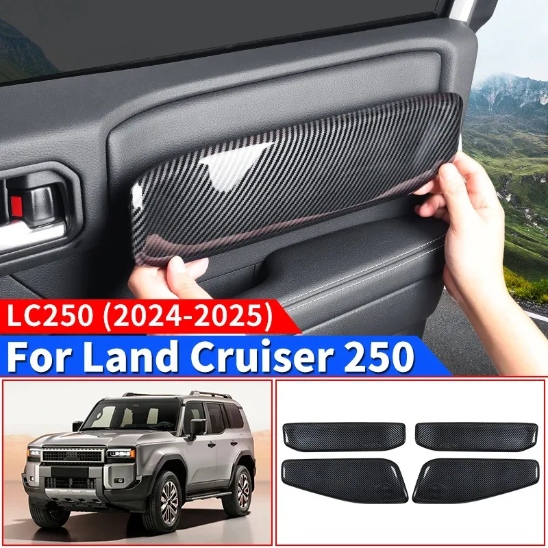 Carbon Fiber Pattern Door Trim Interior Accessories for 2024-2025 New Toyota Prado LC250 - Car Decoration & Modification Parts
Carbon Fiber Pattern Door Trim Interior Accessories for 2024-2025 New Toyota Prado LC250 - Car Decoration & Modification Parts