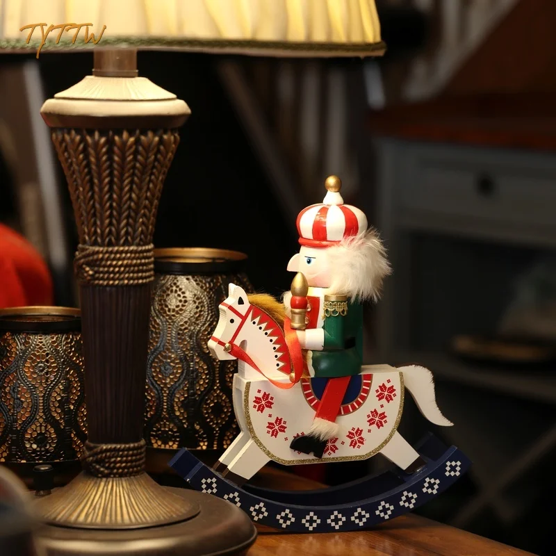 Nutcracker Riding Dollhouse Decorative Soldier Wooden Toy Gift for Boys And Girls Living Room Desktop Decoration
Nutcracker Riding Dollhouse Decorative Soldier Wooden Toy Gift for Boys And Girls Living Room Desktop Decoration
