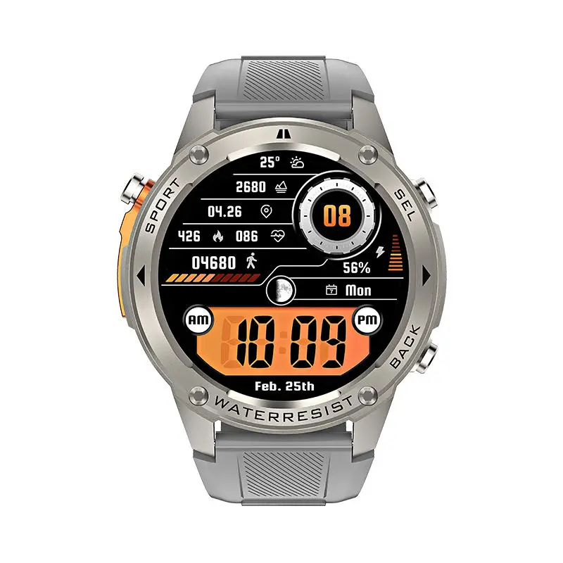 1.43'' AMOLED GPS Smart Watch Compass Altitude 500mAh Battery 5 ATM Deep Water Diving Sleep Tracker Calendar Tracker
1.43'' AMOLED GPS Smart Watch Compass Altitude 500mAh Battery 5 ATM Deep Water Diving Sleep Tracker Calendar Tracker