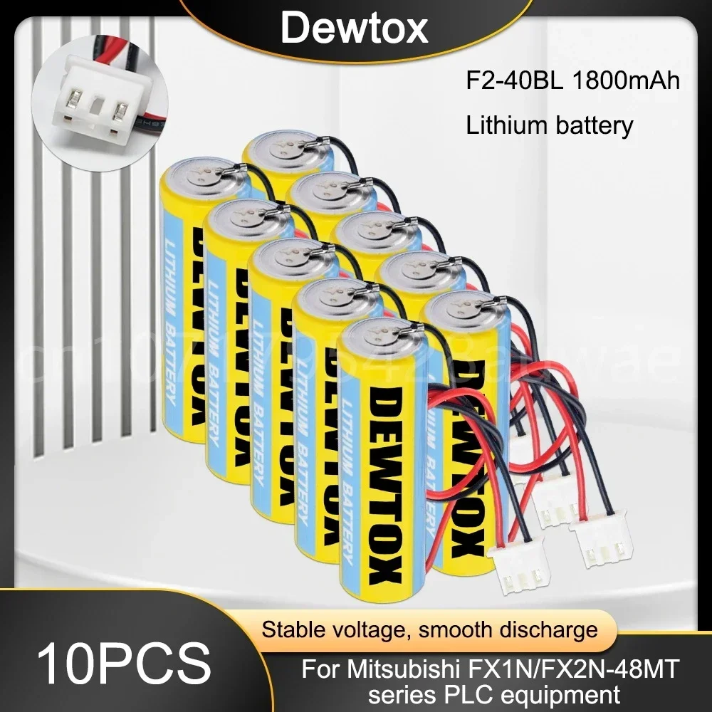10 шт. 3,6 В 1800 мАч F2-40BL ER6 AA 3,6 В литиевая батарея с ЧПУ PLC может заменить ER6C FX2N/1N с белой вилкой
10 шт. 3,6 В 1800 мАч F2-40BL ER6 AA 3,6 В литиевая батарея с ЧПУ PLC может заменить ER6C FX2N/1N с белой вилкой