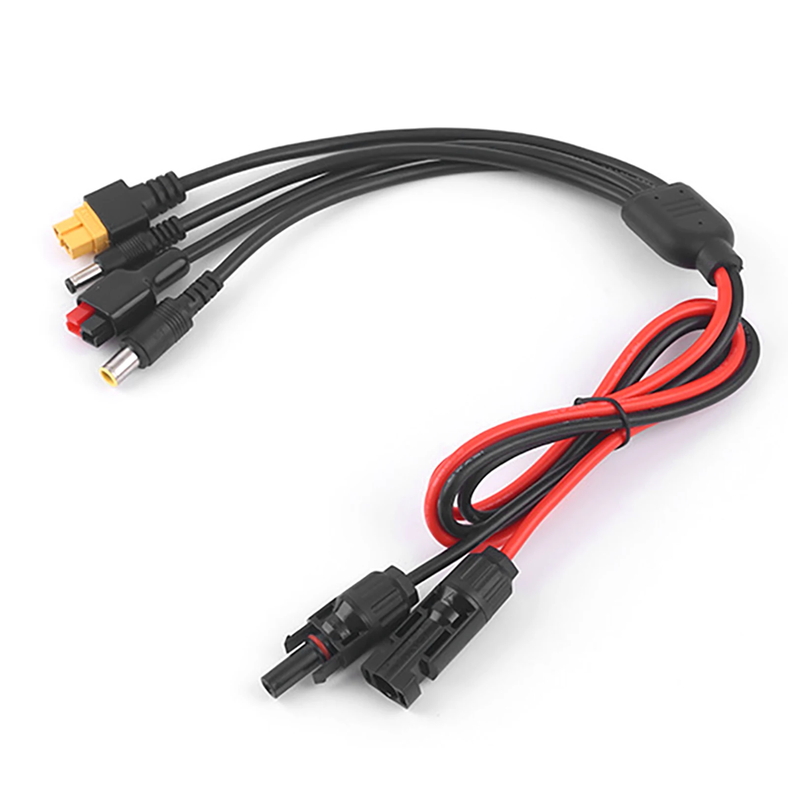 Solar Panel Extension Cable 4 in 1 DC5521 7909 XT60 Female Connector Photovoltaic Cord PV Wire 30A for Power Supply
Solar Panel Extension Cable 4 in 1 DC5521 7909 XT60 Female Connector Photovoltaic Cord PV Wire 30A for Power Supply