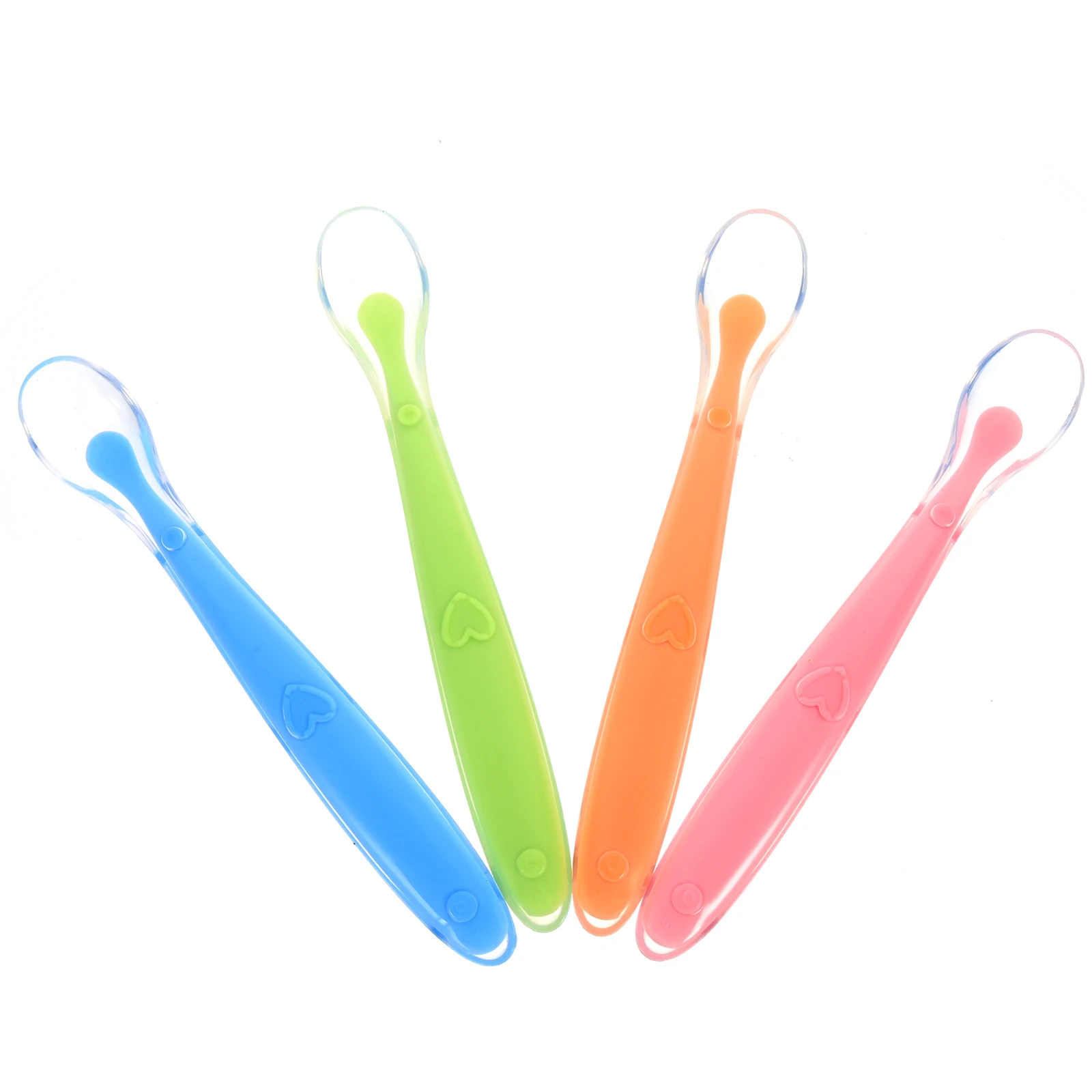 4PCS -Friendly Safety Silicone Spoons Kids Solid Food Spoon Easy to Feeding Children Tableware (Blue, Green, Yellow, Pink)
4PCS -Friendly Safety Silicone Spoons Kids Solid Food Spoon Easy to Feeding Children Tableware (Blue, Green, Yellow, Pink)