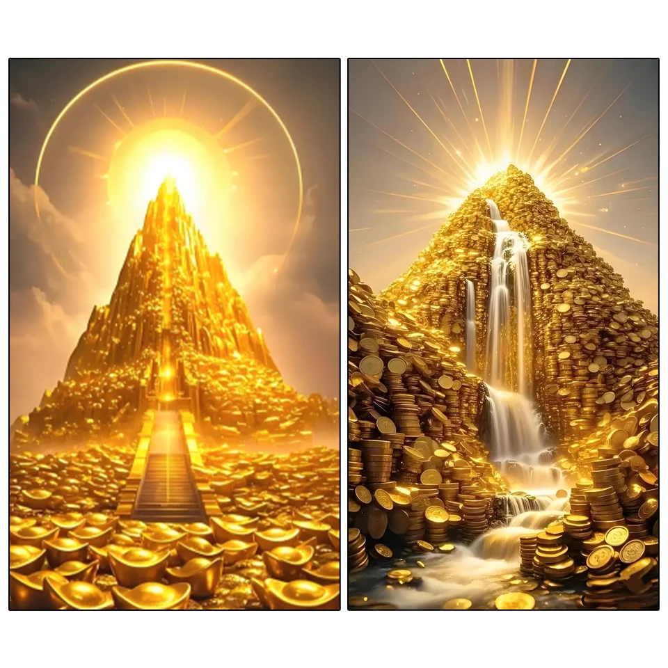 New 5D Diamond Painting Art Jinshan Tree Landscape Painting Full Diamond Mosaic Embroidery Rhinestone Decoration
New 5D Diamond Painting Art Jinshan Tree Landscape Painting Full Diamond Mosaic Embroidery Rhinestone Decoration