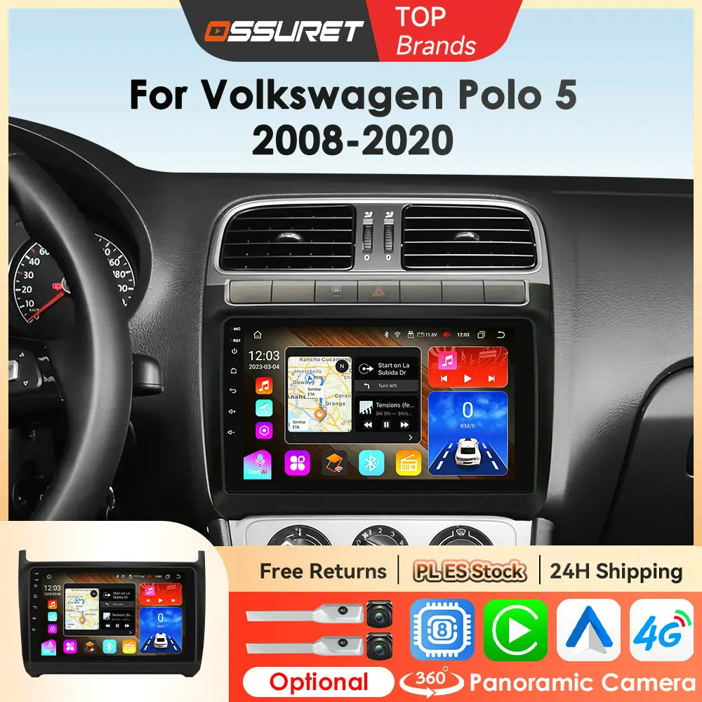 9 Inch 7862 Touch Screen for Volkswagen Polo 5 2008-2020 Car Player Stereo Radio CarPlay Android Auto Head Unit WIFI FM RDS DSP
9 Inch 7862 Touch Screen for Volkswagen Polo 5 2008-2020 Car Player Stereo Radio CarPlay Android Auto Head Unit WIFI FM RDS DSP