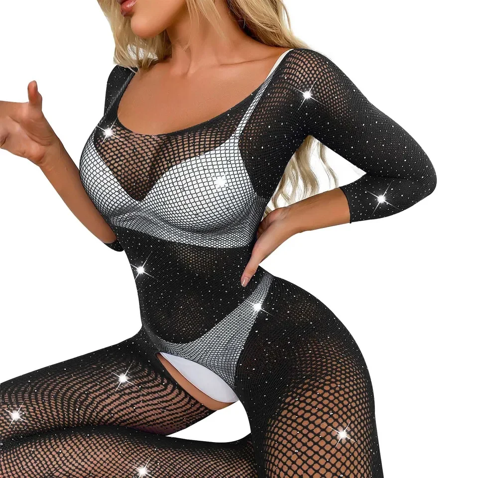 Цельное сексуальное боди с открытой промежностью, женская ночная рубашка Тедди со стразами, ажурное прозрачное эротическое белье, одежда для сна
Цельное сексуальное боди с открытой промежностью, женская ночная рубашка Тедди со стразами, ажурное прозрачное эротическое белье, одежда для сна
