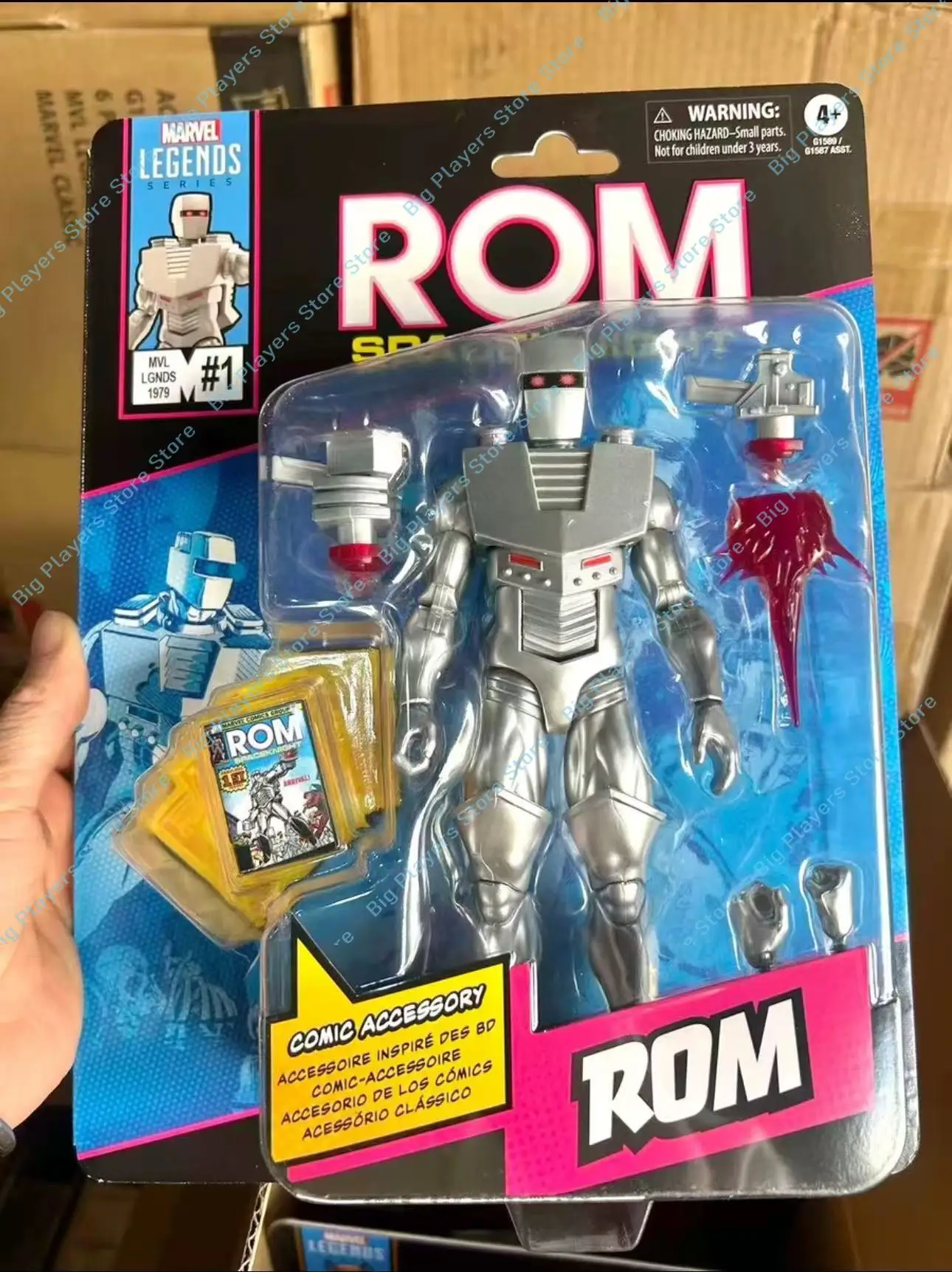 Hasbro MarvelLegends Robot ROM Mini Comic 6-inch Doll Figure Model
Hasbro MarvelLegends Robot ROM Mini Comic 6-inch Doll Figure Model